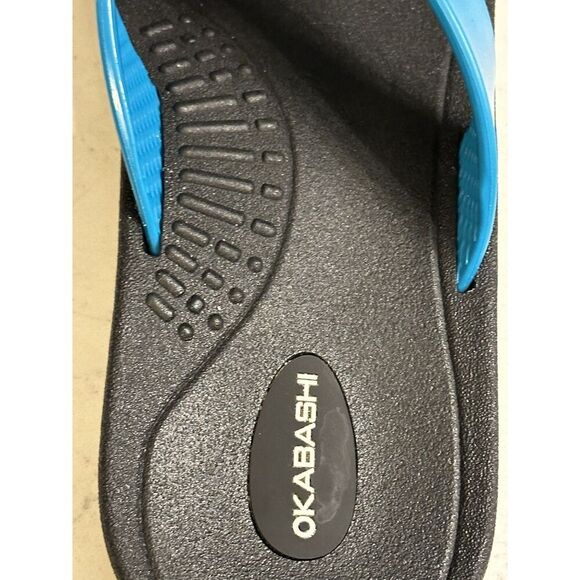 OKABASH Flip-Flop Orthopedic Sandal Turquoise Large Size 9.5-10.5 Womens QK Ship - Picture 5 of 13